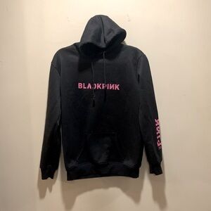Black pink hoodie